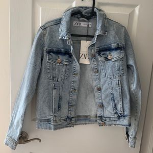 ZARA Jean Jacket light wash size M
